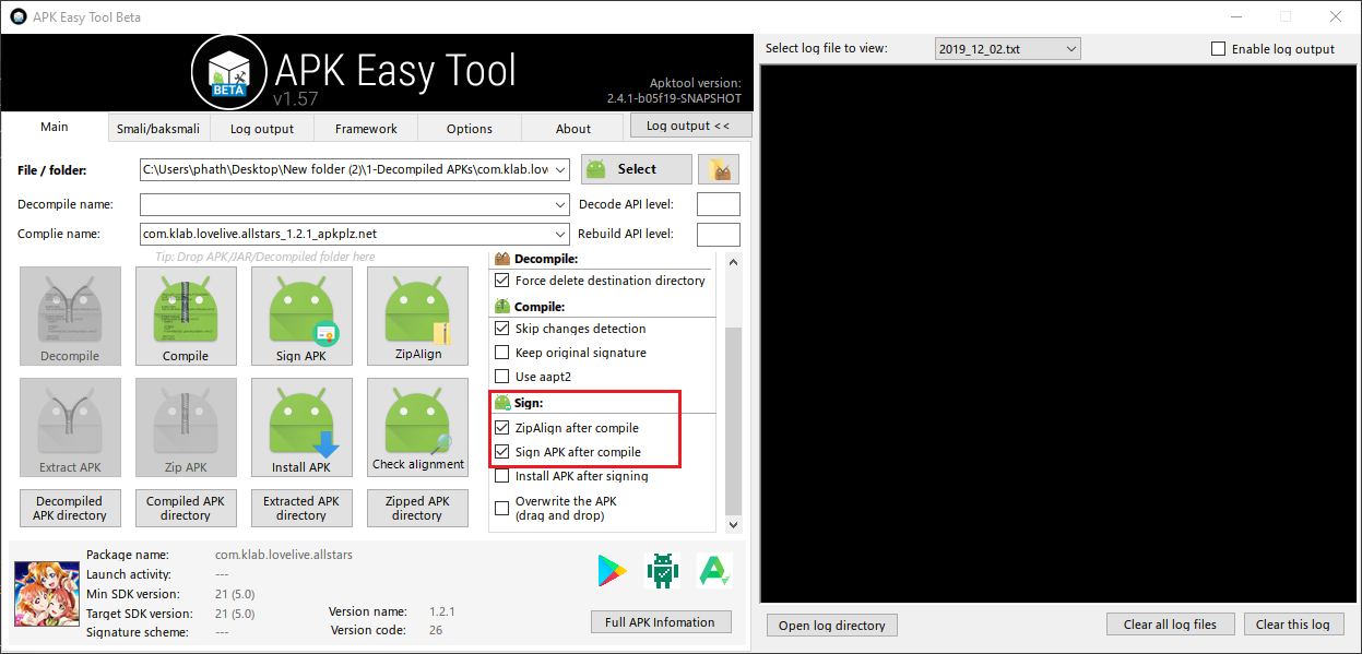 ZipAlign and Sign /posts/201912-sifas-pc/Images/4-AET-Select-Sign-Zipalign.png